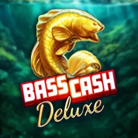 Bass Cash Deluxe slot logo by Alchemy Gaming at CrownPlay Casino
