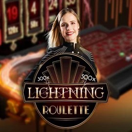 Lightning Roulette casino game by Evolution – featured logo at CrownPlay Casino
